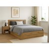 Postel SOFIA 140 x 200 cm, dub artisan