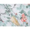 Elegantní povlečení PETALIA z mikrovlákna s barevným přírodním motivem