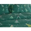 Zelené povlečení z mikrovlákna – CHRISTMAS DRIFT s vánočním motivem