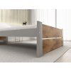Postel IKAROS DOUBLE 90 x 200 cm, dub artisan/šedá