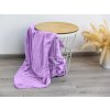 Měkká deka mikroflanel VIOLET 200x220 cm ve fialové barvě