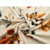 Mikroplyšové povlečení AUTUMNA krémové s podzimním motivem