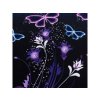 Prostěradlo 90x200 mikroplyš VIOLET BUTTERFLY s modrými motýly