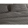 Bavlněné povlečení STRAVON černo-šedé