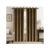 Hnědý zatemňovací závěs VELVET 140x250 cm pro útulný domov