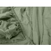 Kvalitní tmavě zelené jersey prostěradlo 160x200 cm