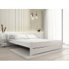 Postel IKAROS DOUBLE 180 x 200 cm bílá pro prostornou ložnici