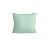 Povlak na polštář MUSSARI mentolový z jemného mušelínu 45x45 cm