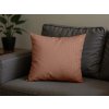 Povlak na polštář MUSSARI světle hnědý z jemného mušelínu 45x45 cm