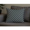 Stylový šedý povlak na polštář COLAM GREY 50x70 cm