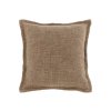 Jednoduchý dekorační polštářek NESSA 45x45 cm hnědý