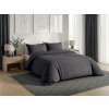 Bavlněné povlečení CALMORA tmavě šedé