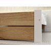 Postel IKAROS DOUBLE 80 x 200 cm, bílá/dub artisan