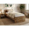 Postel ELISA 90 x 200 cm, dub artisan