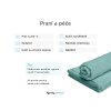 Ručník BASIC 50 x 100 cm světle modrý, 100% bavlna s vysokou savostí