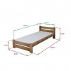 Postel Laura 80x200, dub