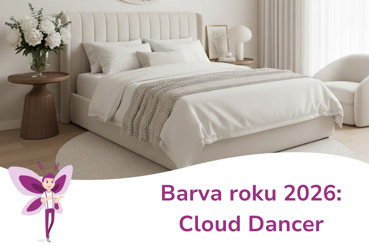 Cloud Dancer: Proč je tato barva královnou ložnic pro rok 2026?
