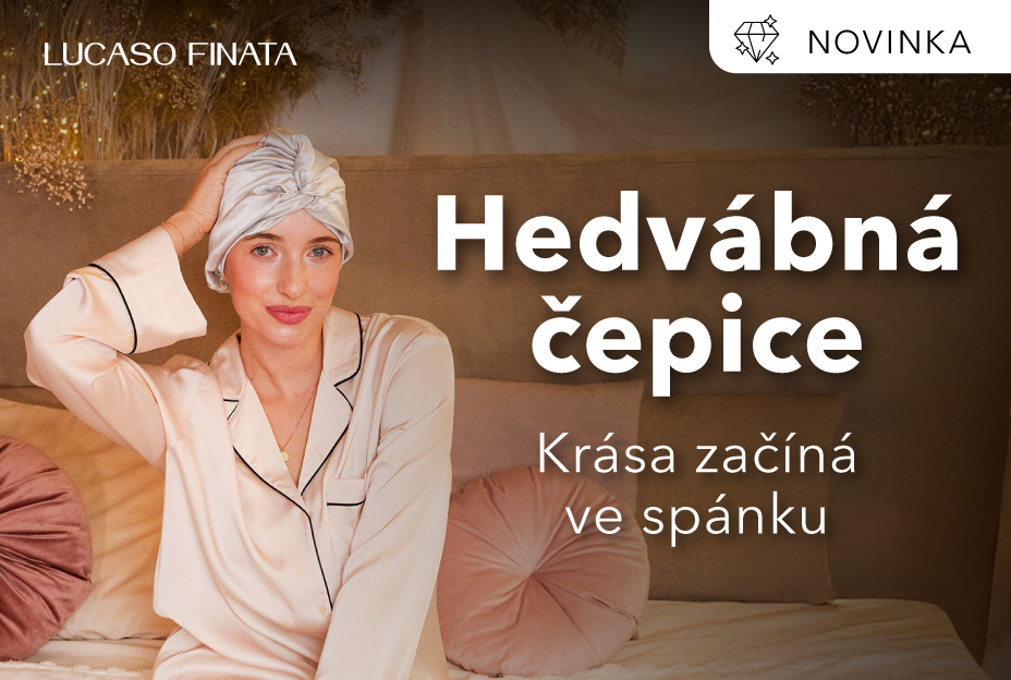 Hedvábná čepice - Krása začíná ve spánku