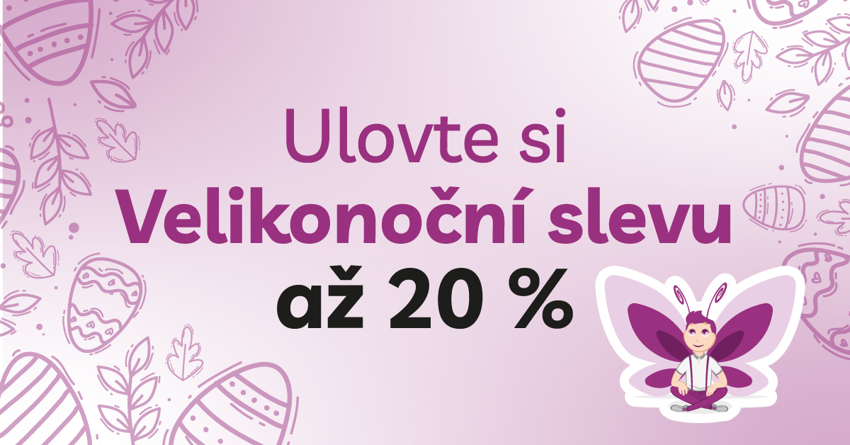 Velikonoční akce se slevou až -20 %