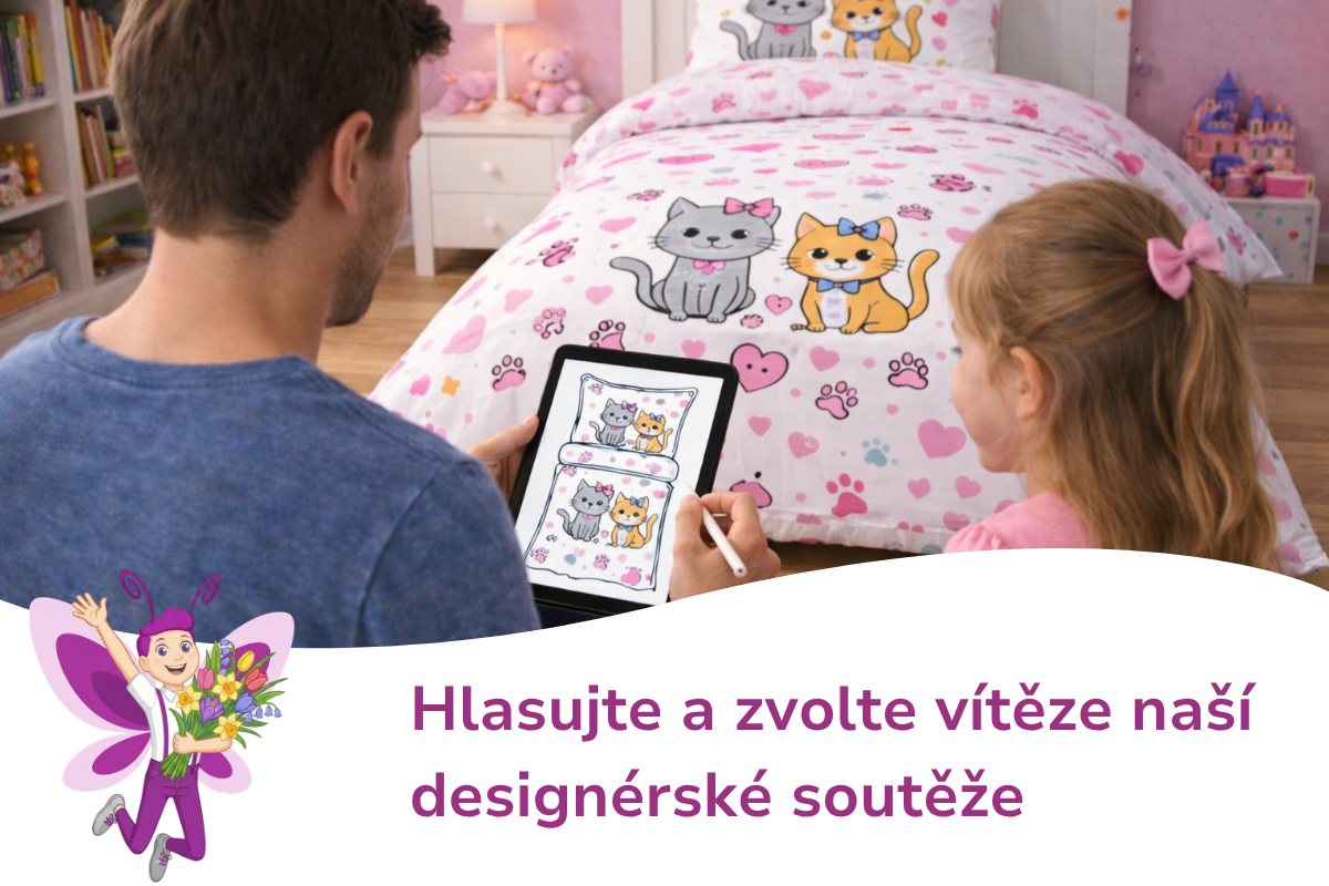Pojďte hlasovat: Zvolte vítězný návrh dětského povlečení