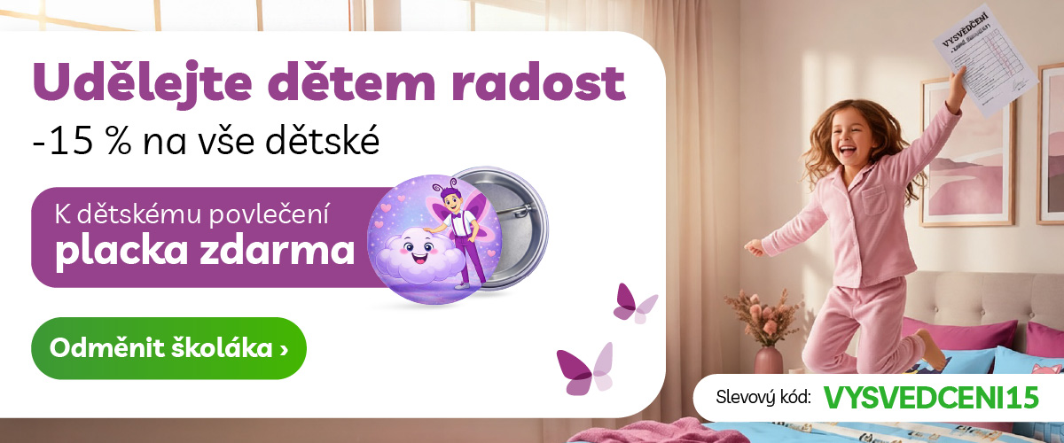 15 % na vše dětské vysvědčení