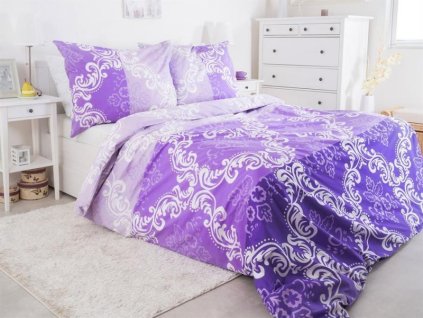 Ložní povlečení hladká bavlna Renforcé Geranium 140x200