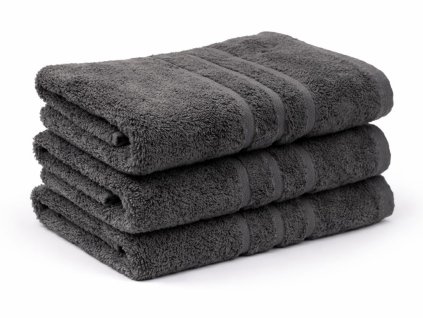 Bavlněná froté osuška COMFORT 70x140 cm - Tmavě šedá