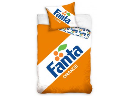 140 x 200 cm - Bavlněné povlečení 140x200 + 70x90 cm - Fanta Clasic Logo 140 x 200 cm - Bavlněné povlečení 140x200 + 70x90 cm - Fanta Clasic Logo