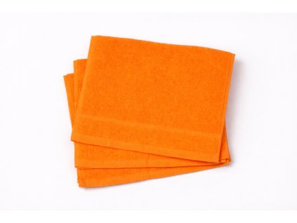 Bavlněný froté ručník CLASSIC 30x50 cm - Oranžová