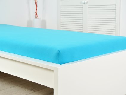 Froté prostěradla - Prostěradlo Froté PERFECT 200x220 cm – Modrý tyrkys Froté prostěradla - Prostěradlo Froté PERFECT 200x220 cm – Modrý tyrkys