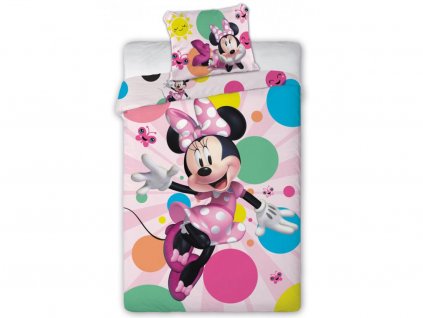 34292 detske povleceni minnie barevny svet minnie180