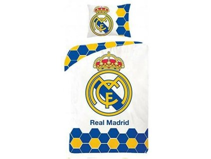 Halantex - Bavlněné povlečení Real Madrid 140x200 + 70x90 cm Halantex - Bavlněné povlečení Real Madrid 140x200 + 70x90 cm