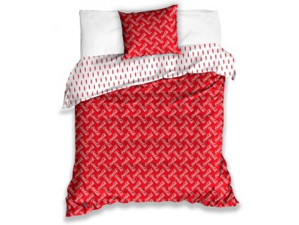 Dětské povlečení - Saténové povlečení 140x200 + 70x90 cm - Coca Cola Dětské povlečení - Saténové povlečení 140x200 + 70x90 cm - Coca Cola