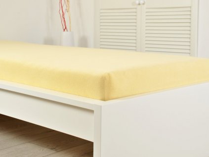 Froté prostěradla - Prostěradlo Froté PERFECT 90x200 cm - Sytá žlutá Froté prostěradla - Prostěradlo Froté PERFECT 90x200 cm - Sytá žlutá
