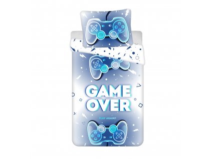 Bavlněné povlečení - Bavlněné povlečení 140x200+70x90 - Game over Bavlněné povlečení - Bavlněné povlečení 140x200+70x90 - Game over