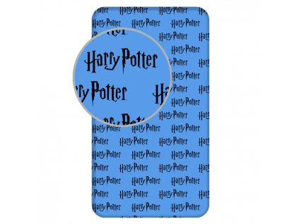 Bavlněné napínací prostěradlo 90x200 + 25cm - Harry Potter "111HP"