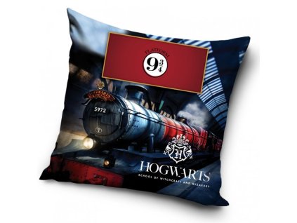 Povlak na polštářek 40x40 cm - Harry Potter Expres do Bradavic