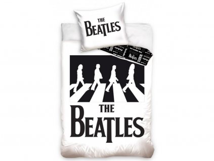 Bavlněné povlečení -  Bavlněné povlečení 140x200 + 70x90 cm - The Beatles Abbey Road