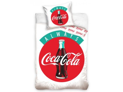 Bavlněné povlečení - Bavlněné povlečení 140x200 + 70x90 cm - Coca Cola Always Bavlněné povlečení - Bavlněné povlečení 140x200 + 70x90 cm - Coca Cola Always
