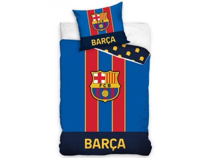 Bavlněné povlečení - Bavlněné povlečení 140x200 + 70x90 cm - FC Barcelona Barca Stripes Bavlněné povlečení - Bavlněné povlečení 140x200 + 70x90 cm - FC Barcelona Barca Stripes