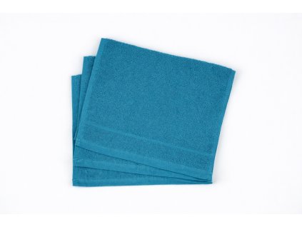 Bavlněný froté ručník CLASSIC 30x50 cm - Azurová modrá