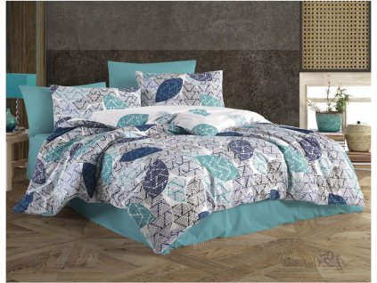 38170 4 bavlnene povleceni linna tyrkysove bedtex 2