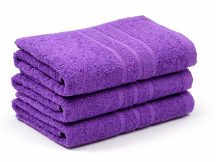 Bavlněný froté ručník COMFORT 50x100cm - Fialová