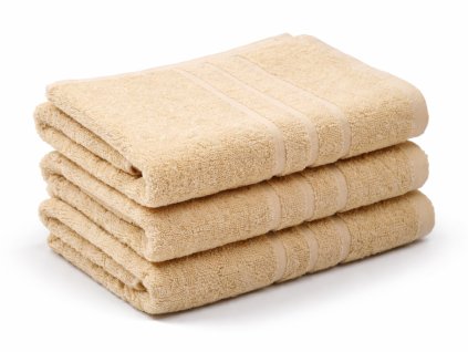 Bavlněný froté ručník COMFORT 50x100cm - Krémová