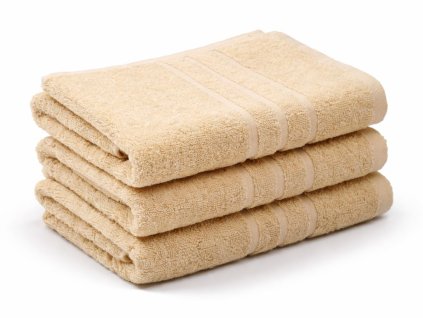 Bavlněná froté osuška COMFORT 70x140 cm - Krémová