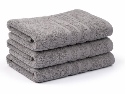 Bavlněná froté osuška COMFORT 70x140 cm - Světle šedá
