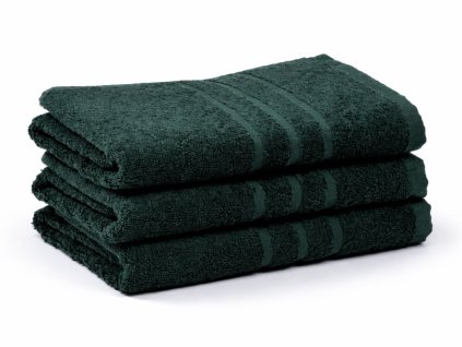 Bavlněná froté osuška COMFORT 70x140 cm - Tmavě zelená