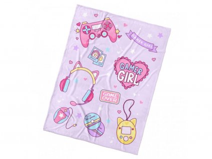 41271 detska deka gamer girl 130x170