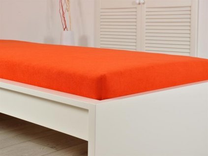 Froté prostěradla - Froté elastické prostěradlo 160x200 cm jahoda (190g/m2) Froté prostěradla - Froté elastické prostěradlo 160x200 cm jahoda (190g/m2)