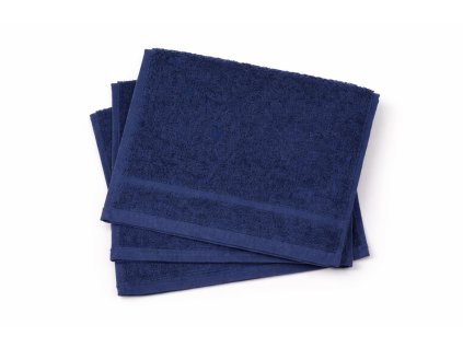 Bavlněný froté ručník CLASSIC 30x50 cm - Tmavě modrá